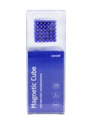 Головоломка магнитная Magnetic Cube, синий, 216 шариков, 5 мм