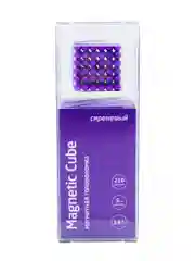 Головоломка магнитная Magnetic Cube, сиреневый, 216 шариков, 5 мм