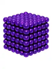 Головоломка магнитная Magnetic Cube, сиреневый, 216 шариков, 5 мм