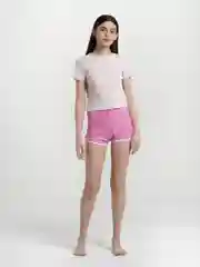 Розовый женские повседневные шорты