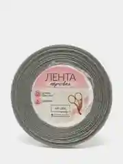 Лента парчовая, цвет серебряный, 6 мм, 23 м