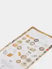 Белый пакет стикеров, наклейки для рукоделия