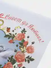 Рушник "Лебеди", габардин, голубой