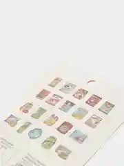 Багровый стикеры, наклейки для рукоделия в наборе