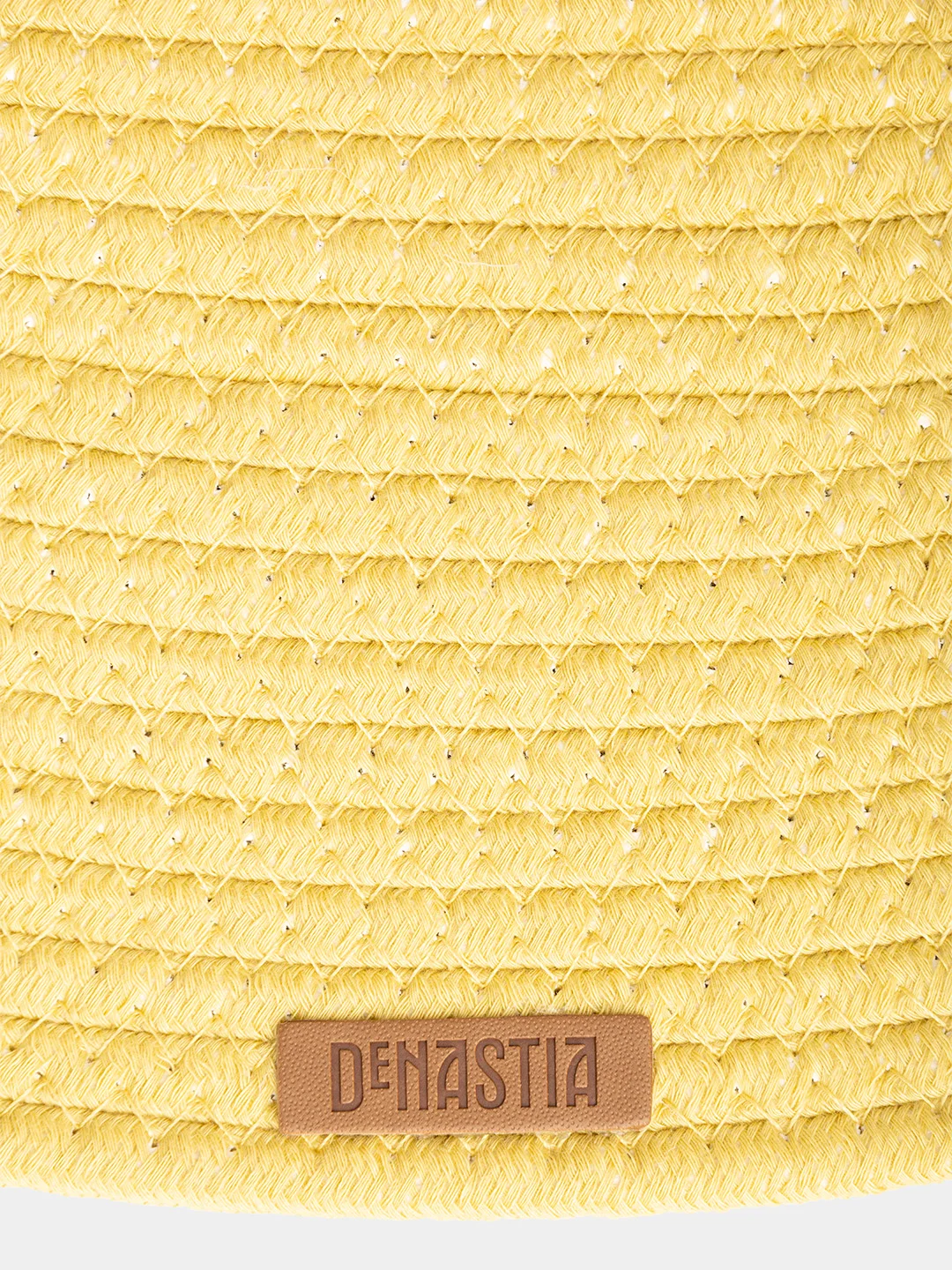 Салфетка сервировочная овал 30 х 40 см DeNASTIA, жёлтый (шнурок)