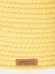 Салфетка сервировочная овал 30 х 40 см DeNASTIA, жёлтый (шнурок)