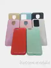 Розовый чехол блестящий Huawei P40, накладка c блёстками Хуавей P 40