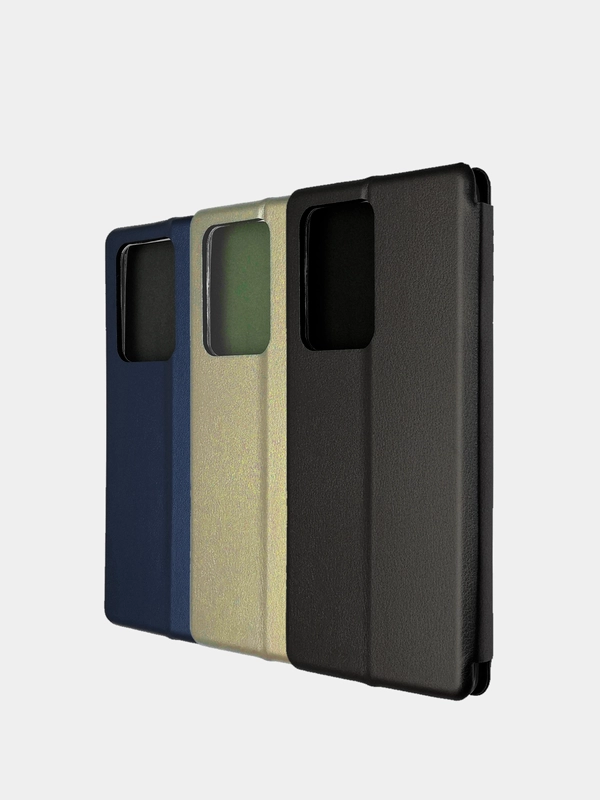 Чехол-книжка для Samsung S20 Ultra Эс 20 Ультра, Золотой цвет с карманом для карт