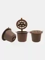 Черный многоразовая кофейная капсула для кофемашины Nespresso