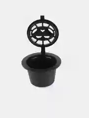 Черный многоразовая кофейная капсула для кофемашины Nespresso