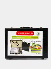 Серебряный набор ножей в чемодане MAYER&BOCH, 8 предметов