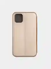 Золотой чехол-книжка для iPhone 11 Pro Max (Айфон 11 Про Макс) с карманами для хранения карт