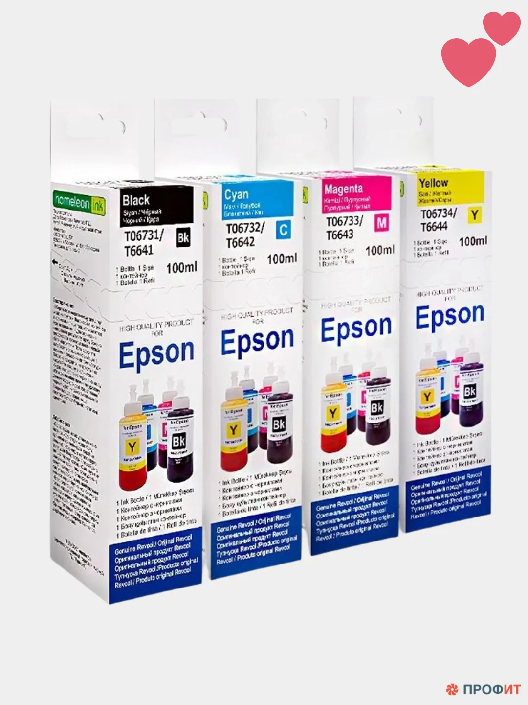 Чернила Revcol для принтеров Epson L-серии, L110, L355, L800, L805, L1800, 100 мл