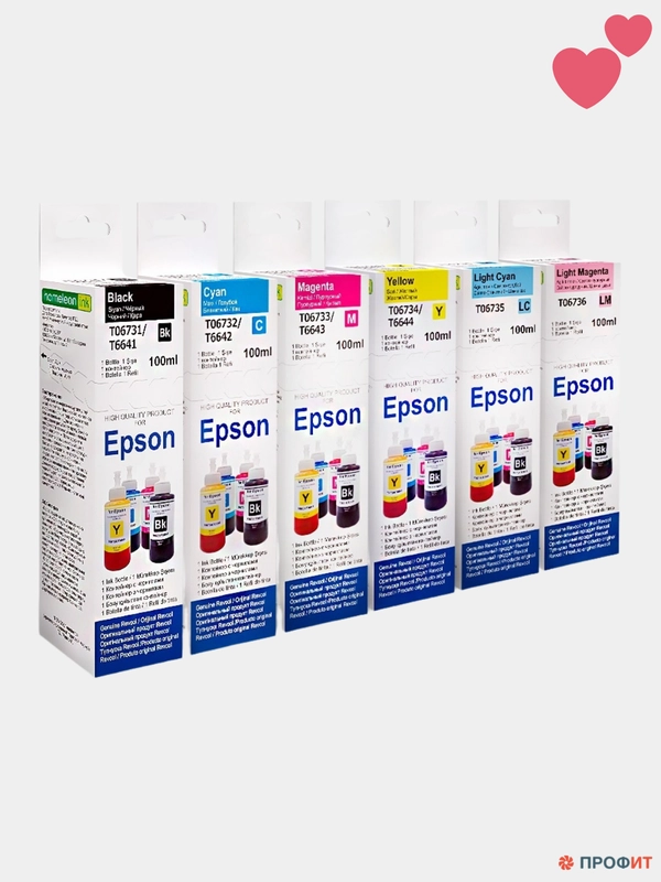 Чернила Revcol для принтеров Epson L-серии, L110, L355, L800, L805, L1800, 100 мл