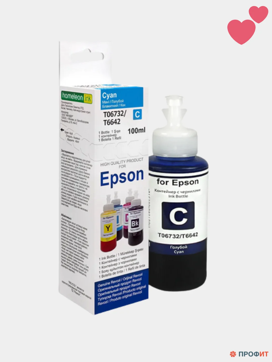 Чернила Revcol для принтеров Epson L-серии, L110, L355, L800, L805, L1800, 100 мл