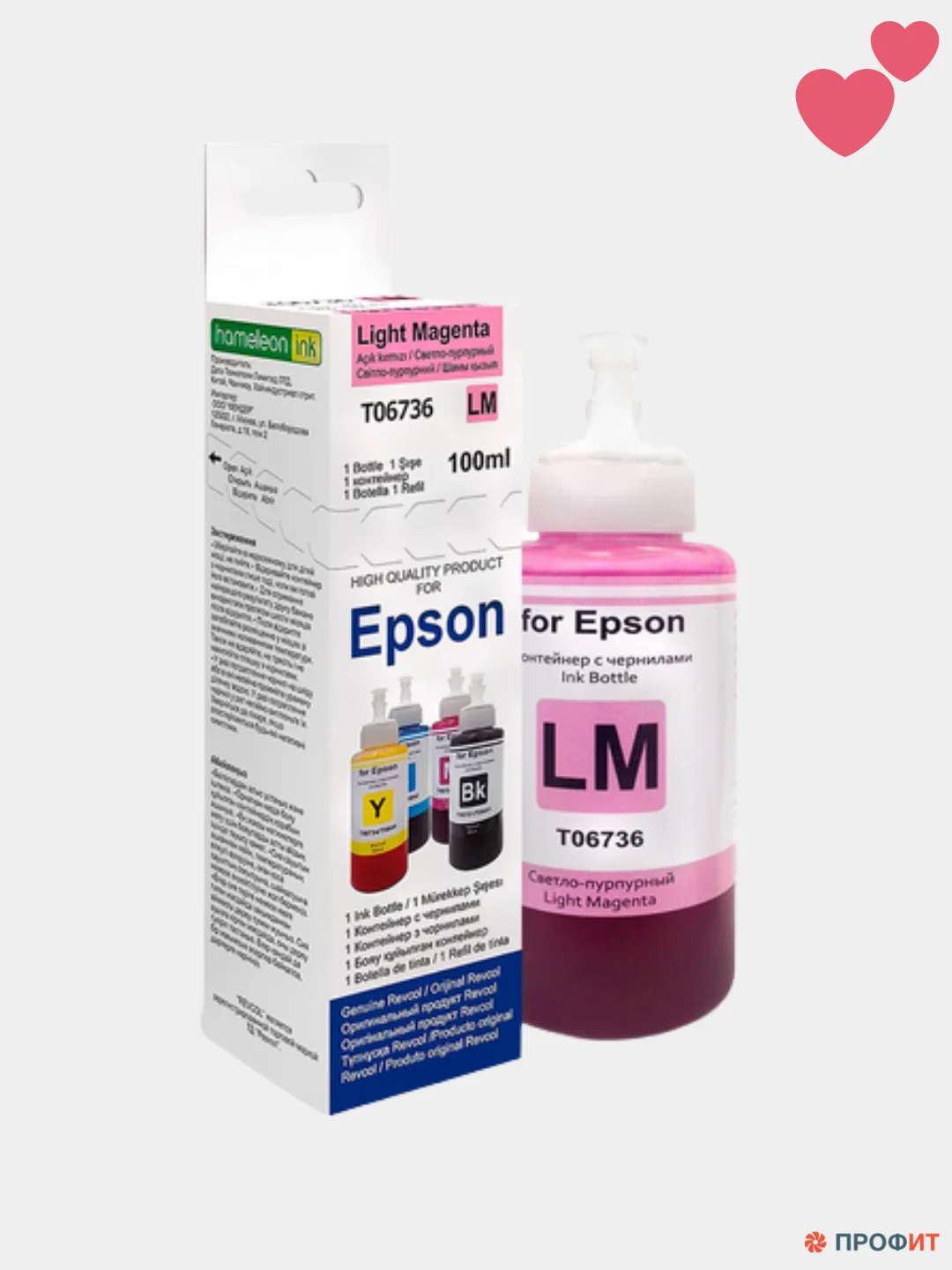 Чернила Revcol для принтеров Epson L-серии, L110, L355, L800, L805, L1800, 100 мл