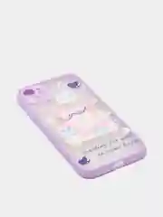 Пурпурный чехол для айфон (iPhone) 11 / 12 / 13 Pro Max про макс пластиковый с принтом