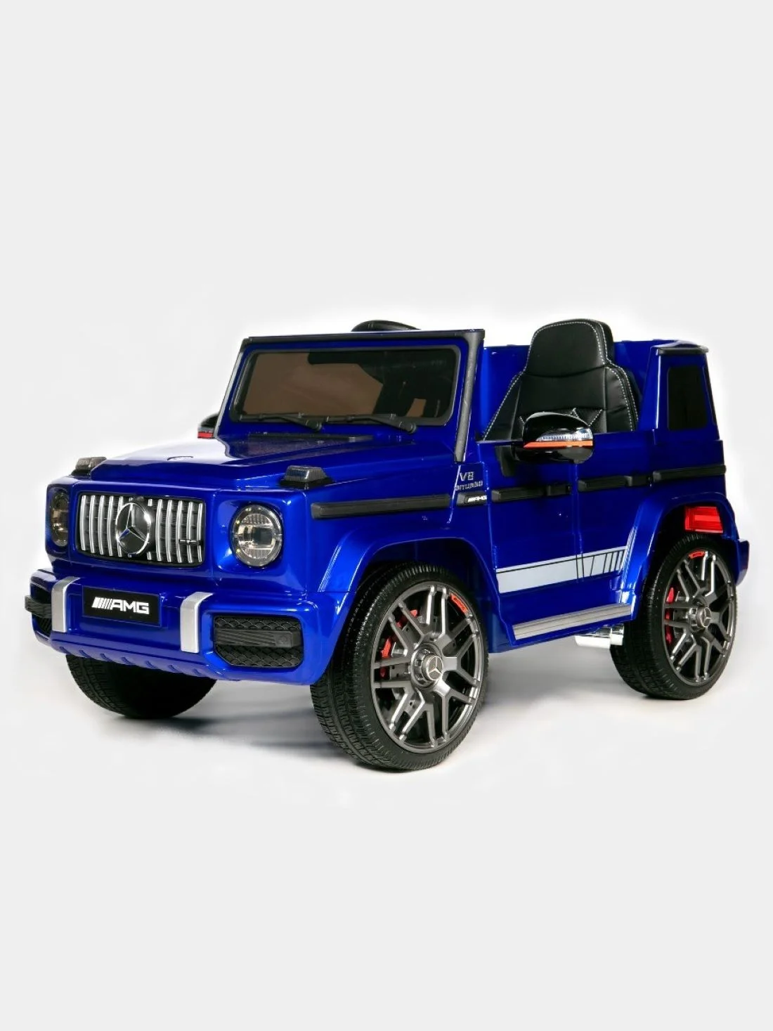 Синий детский электромобиль BabyRacer Mercedes-AMG G63 BBH-0003 LICENCE