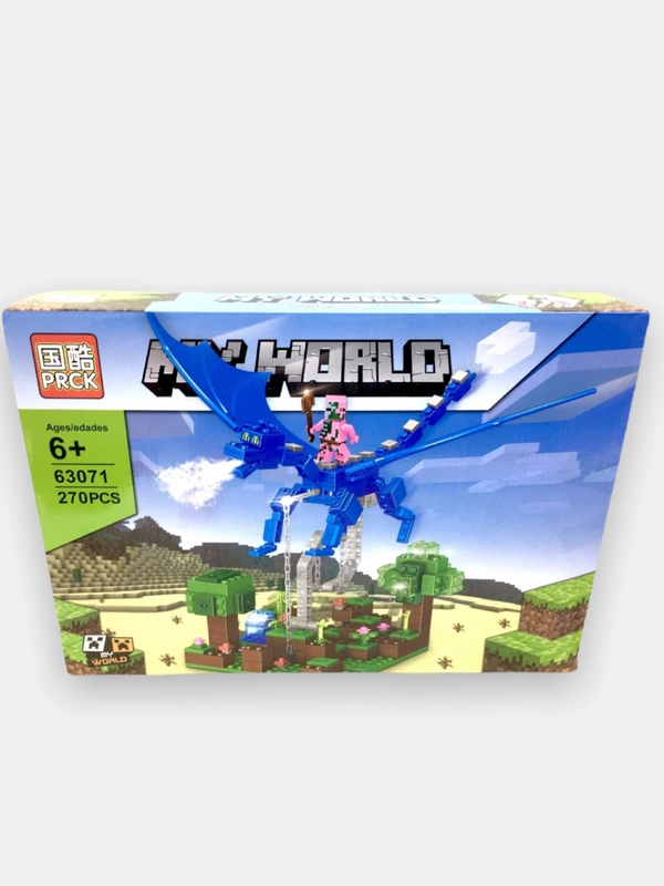 Конструктор Minecraft "Дракон подземного мира", 270 деталей