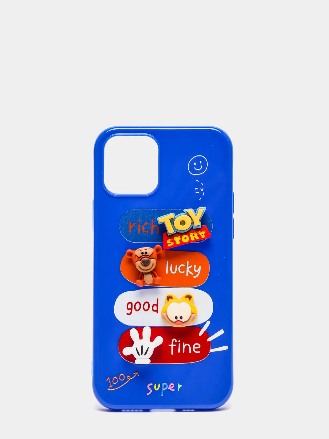 Синий чехол на iPhone