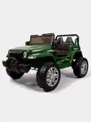 Зеленый детский электромобиль BabyRacer Jeep M007MP