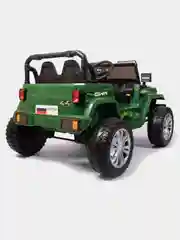 Зеленый детский электромобиль BabyRacer Jeep M007MP