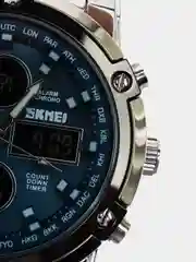 Голубой наручные электронные мужские часы SKMEI 1389