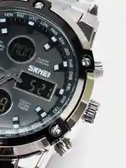 Черный наручные электронные мужские часы SKMEI 1389