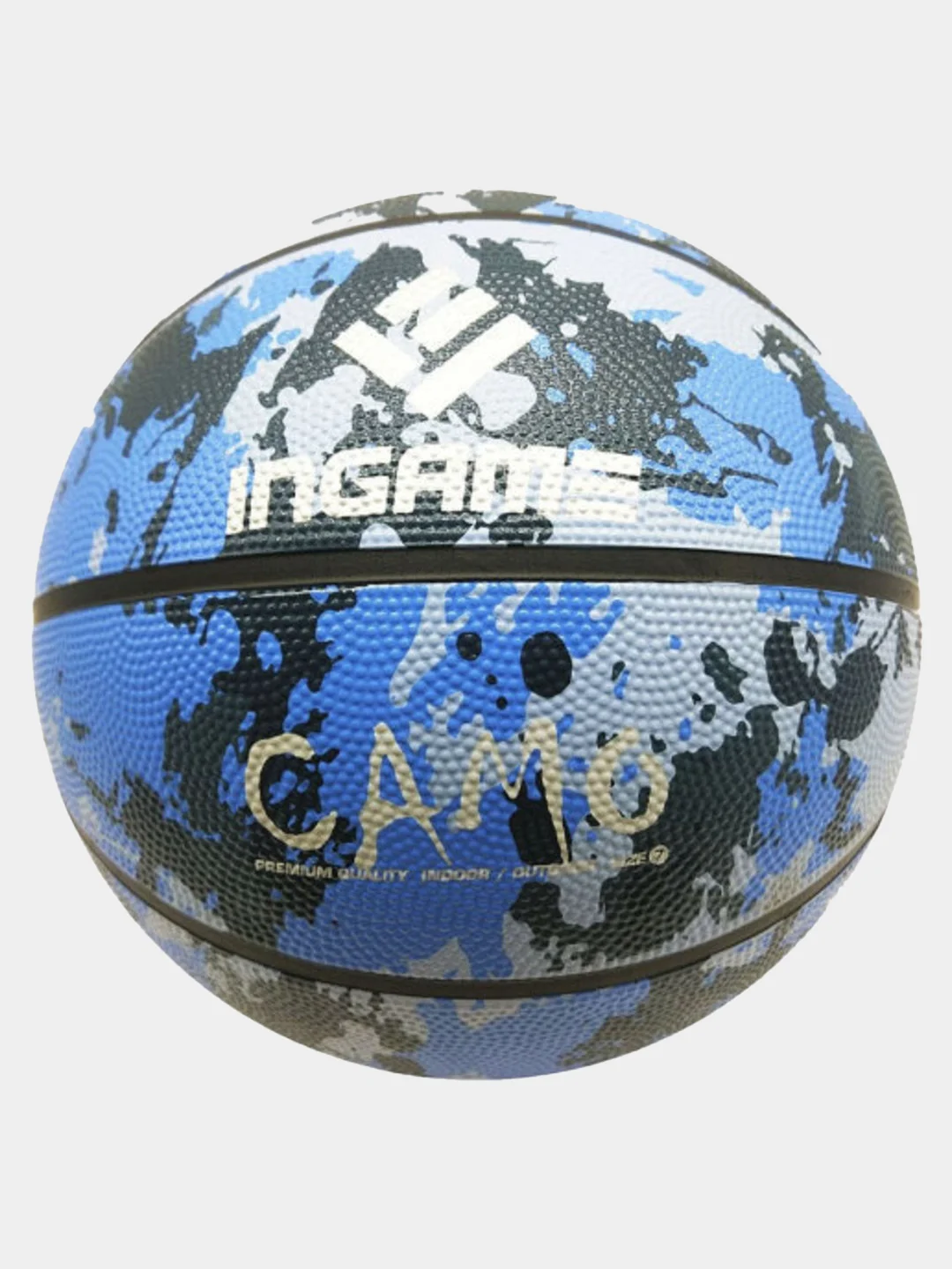 Серый мяч баскетбольный INGAME CAMO №7