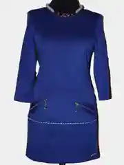Платье лазурного цвета
