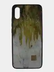 Чехол для Xiaomi Redmi 9A "Сталактиты Золотые"