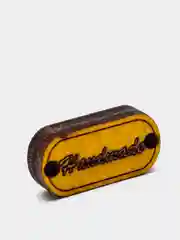 Желтый бирка Handmade, 2 х 1 см