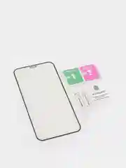 Защитное стекло 9D премиум для iPhone 12 / 12 Pro Samurai, черное
