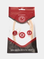 Кабель Energy ET-01 USB/Lightning, цвет - золотой 006277