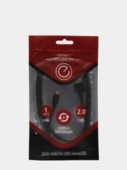 Кабель Energy ET-02 USB/MicroUSB, цвет - черный 006279