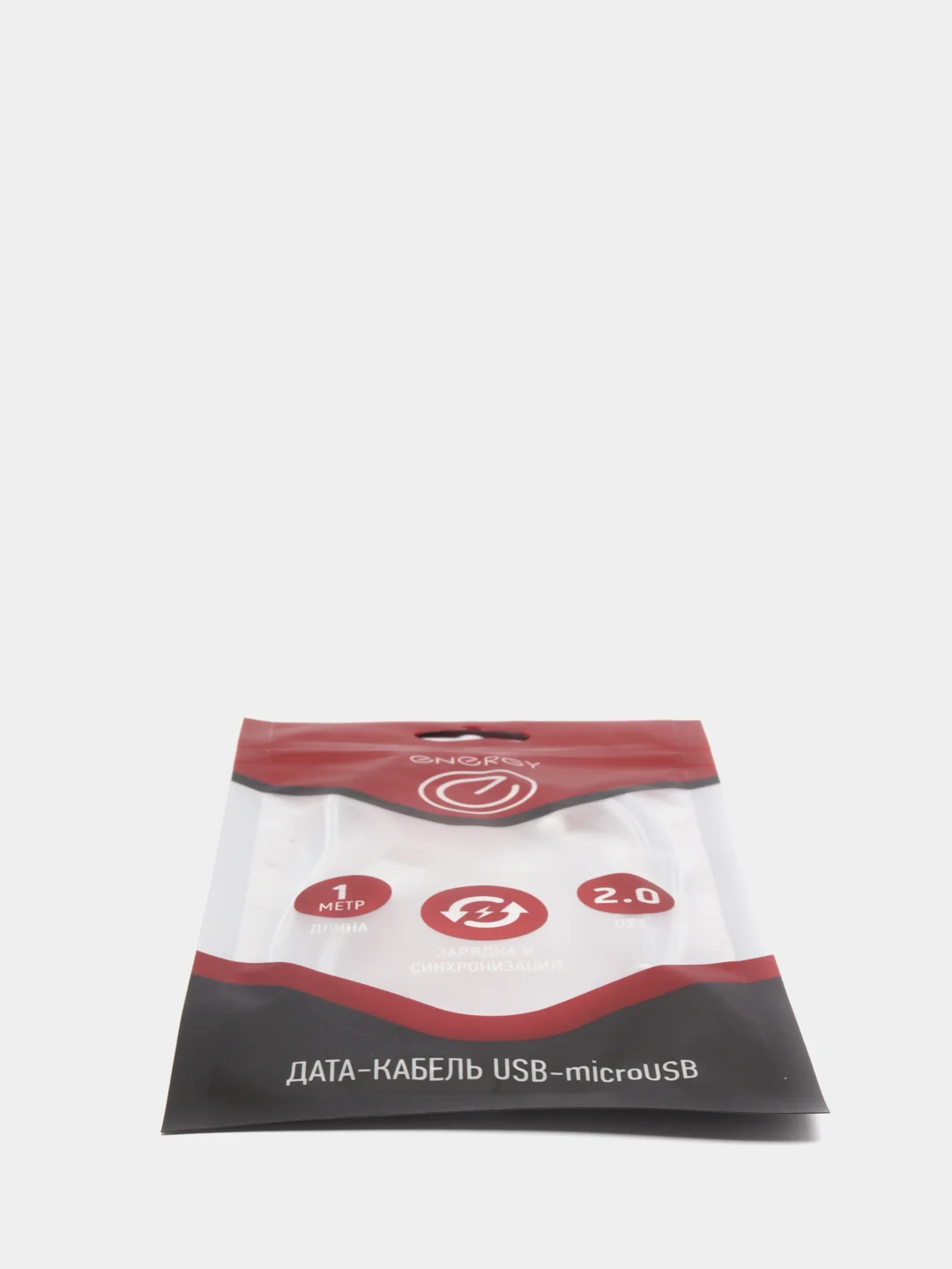 Кабель Energy ET-01 USB/MicroUSB, цвет - серебро 006370