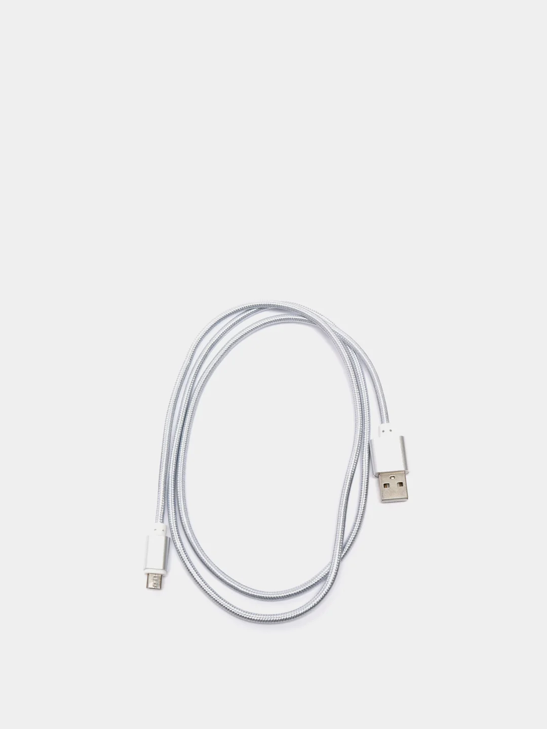 Кабель Energy ET-01 USB/MicroUSB, цвет - серебро 006370