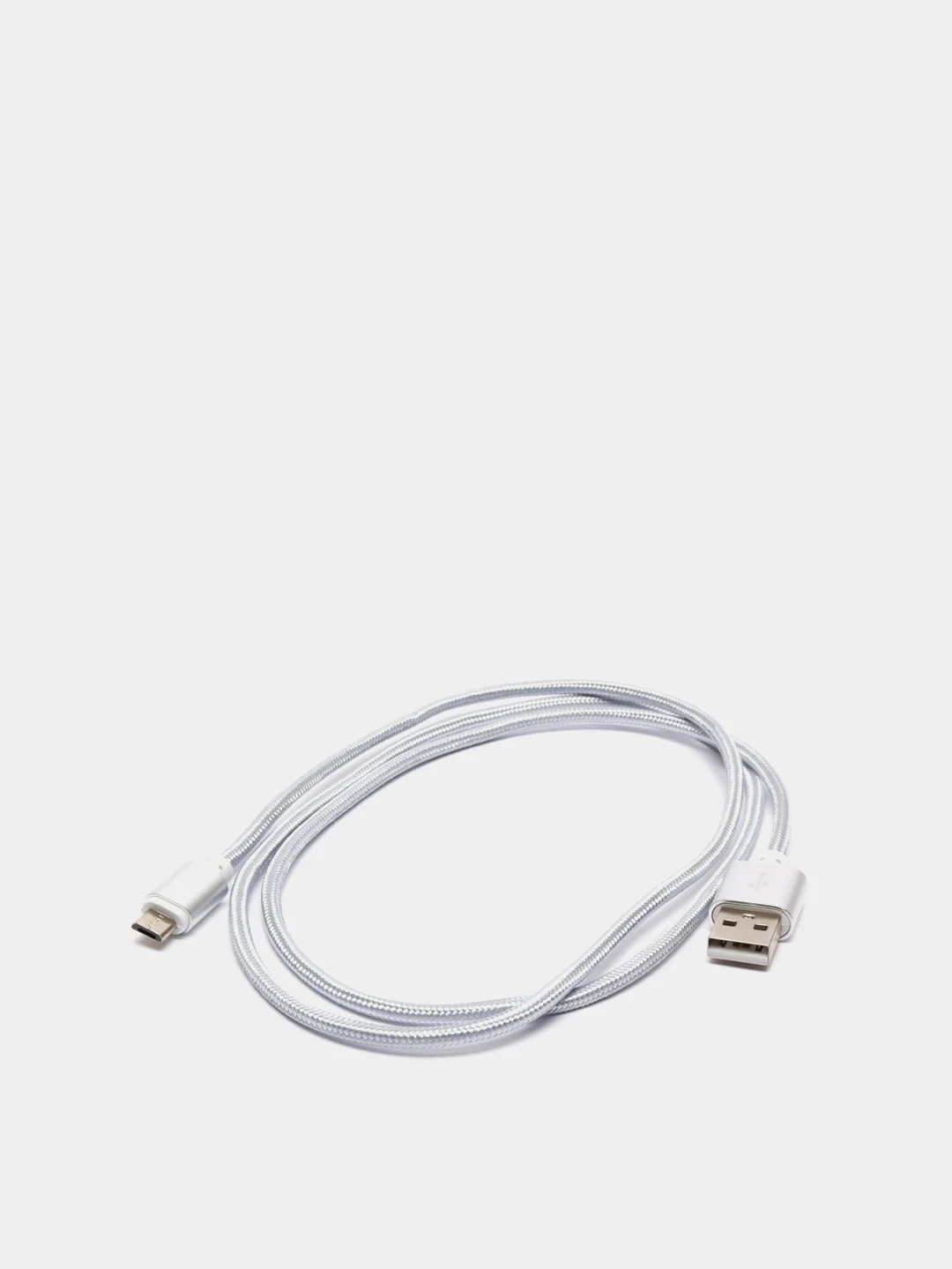 Кабель Energy ET-01 USB/MicroUSB, цвет - серебро 006370