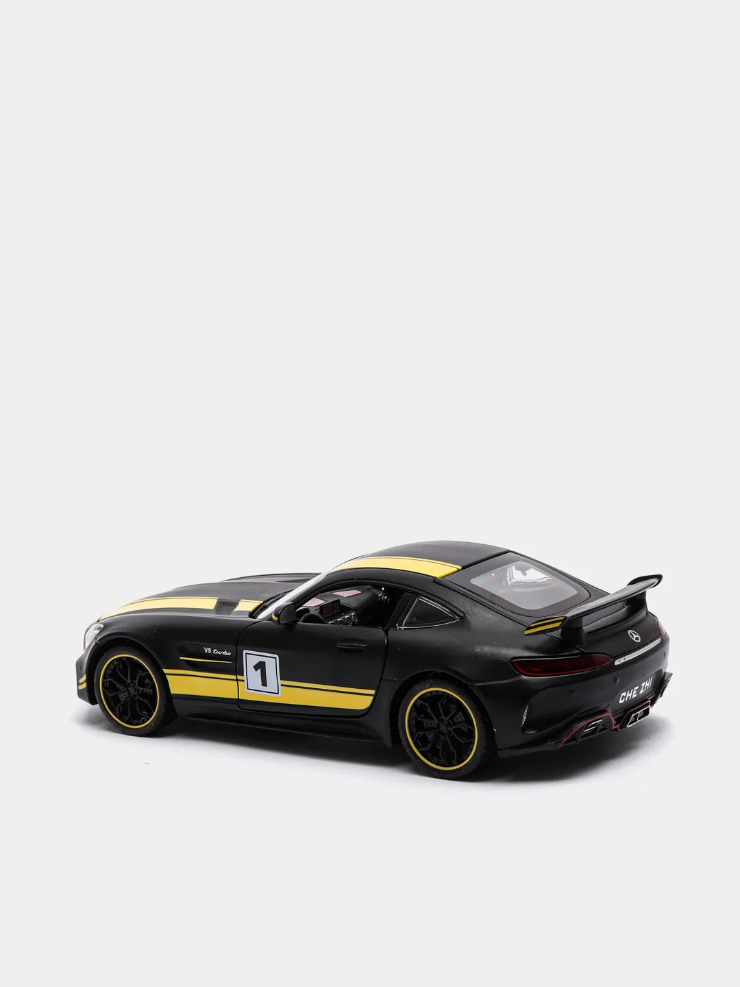 Черный машина металлическая Мерседес GT 1:24