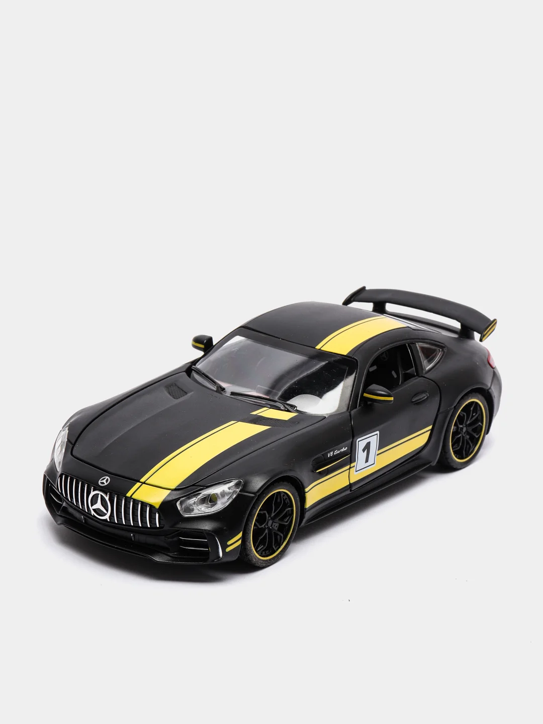 Черный машина металлическая Мерседес GT 1:24