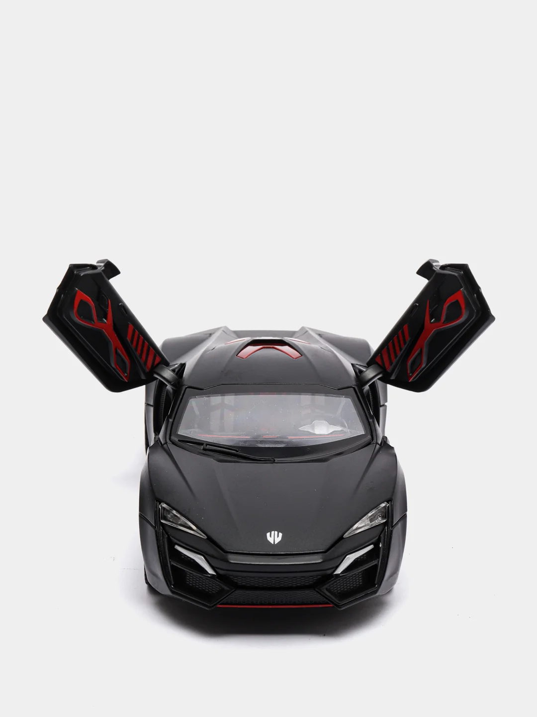 Красный металлическая машинка Die Cast 1:24 Lykans Hypersport CZ32A, инерционная