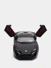 Красный металлическая машинка Die Cast 1:24 Lykans Hypersport CZ32A, инерционная