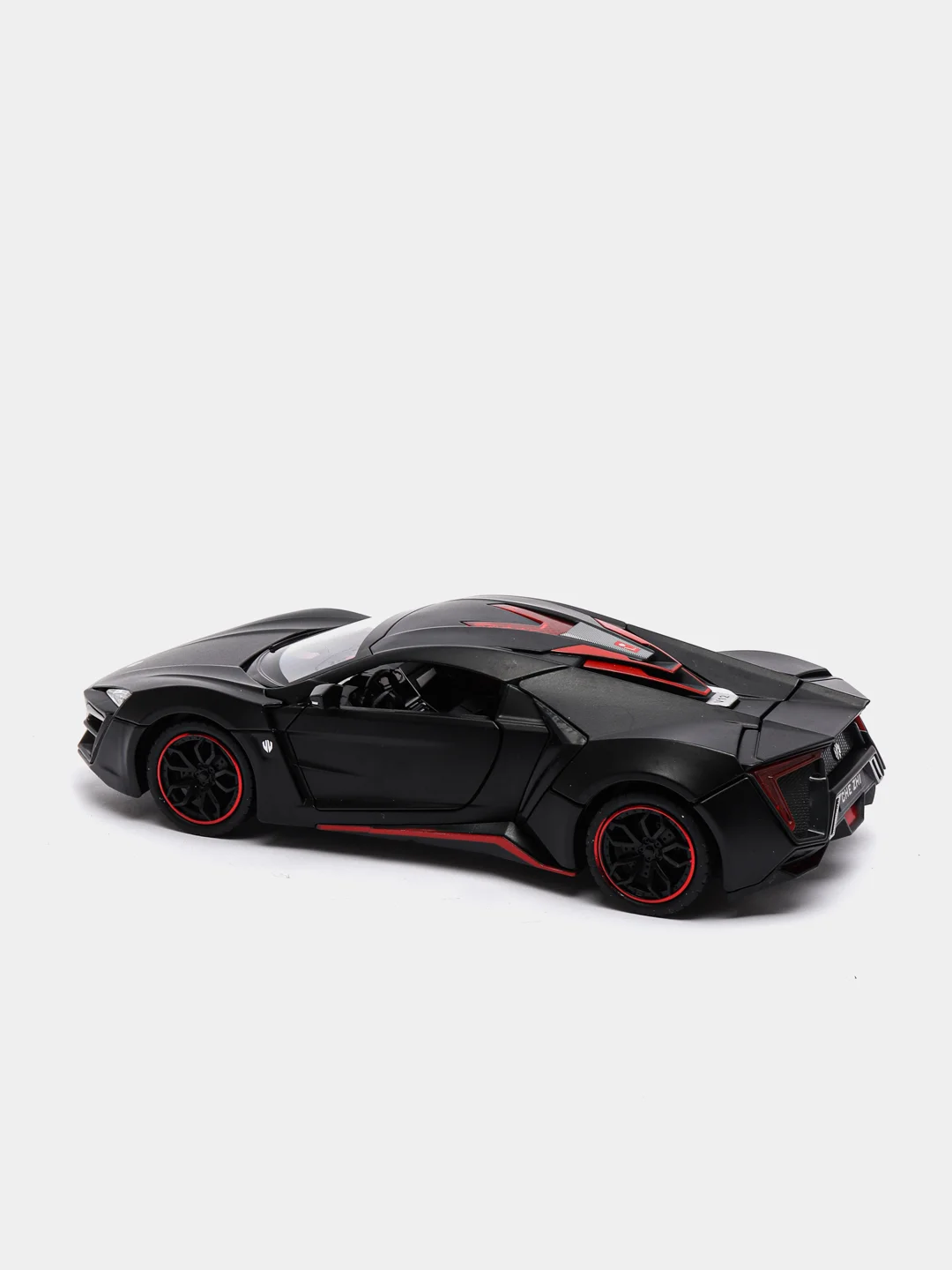 Красный металлическая машинка Die Cast 1:24 Lykans Hypersport CZ32A, инерционная
