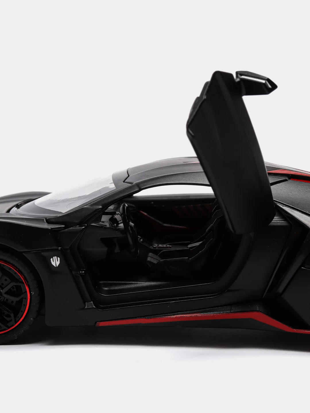 Красный металлическая машинка Die Cast 1:24 Lykans Hypersport CZ32A, инерционная