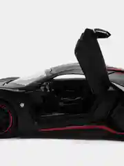 Красный металлическая машинка Die Cast 1:24 Lykans Hypersport CZ32A, инерционная