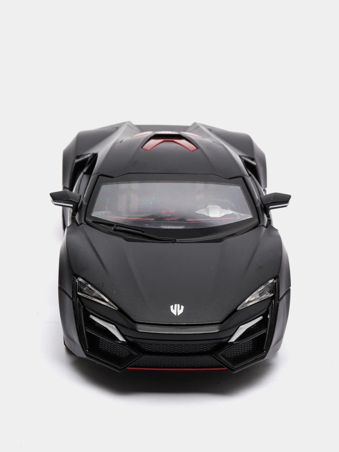 Красный металлическая машинка Die Cast 1:24 Lykans Hypersport CZ32A, инерционная