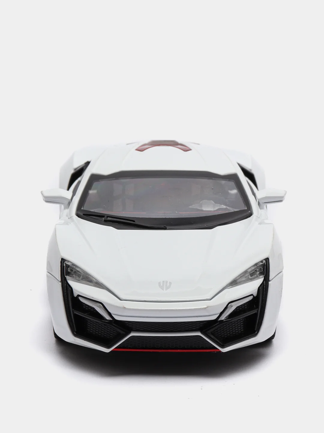Черный металлическая машинка Die Cast 1:24 Lykans Hypersport CZ32A, инерционная