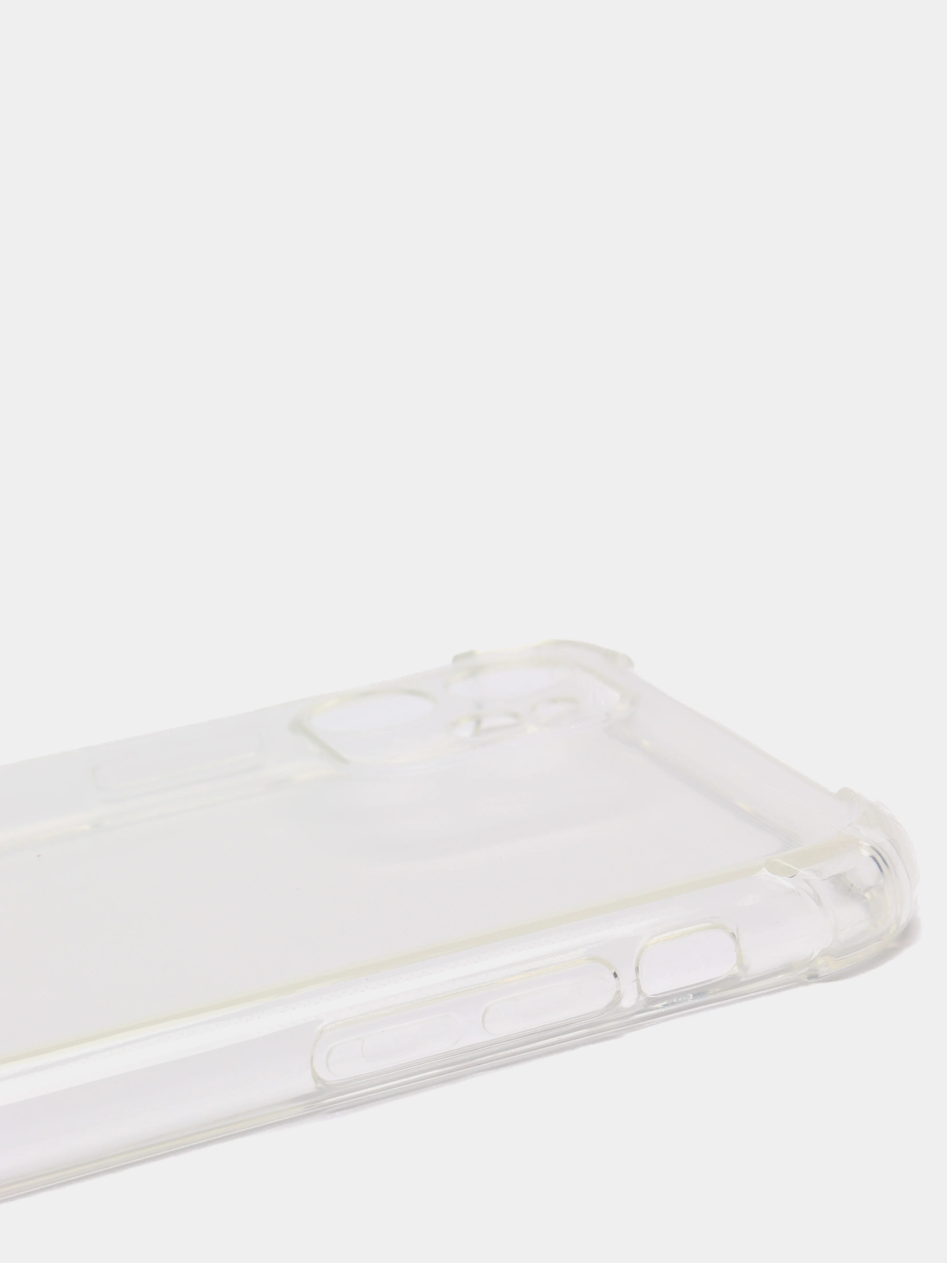 Плотный чехол iPhone 11, 12, 13, Pro, Max с защитой камеры силиконовый, прозрачный