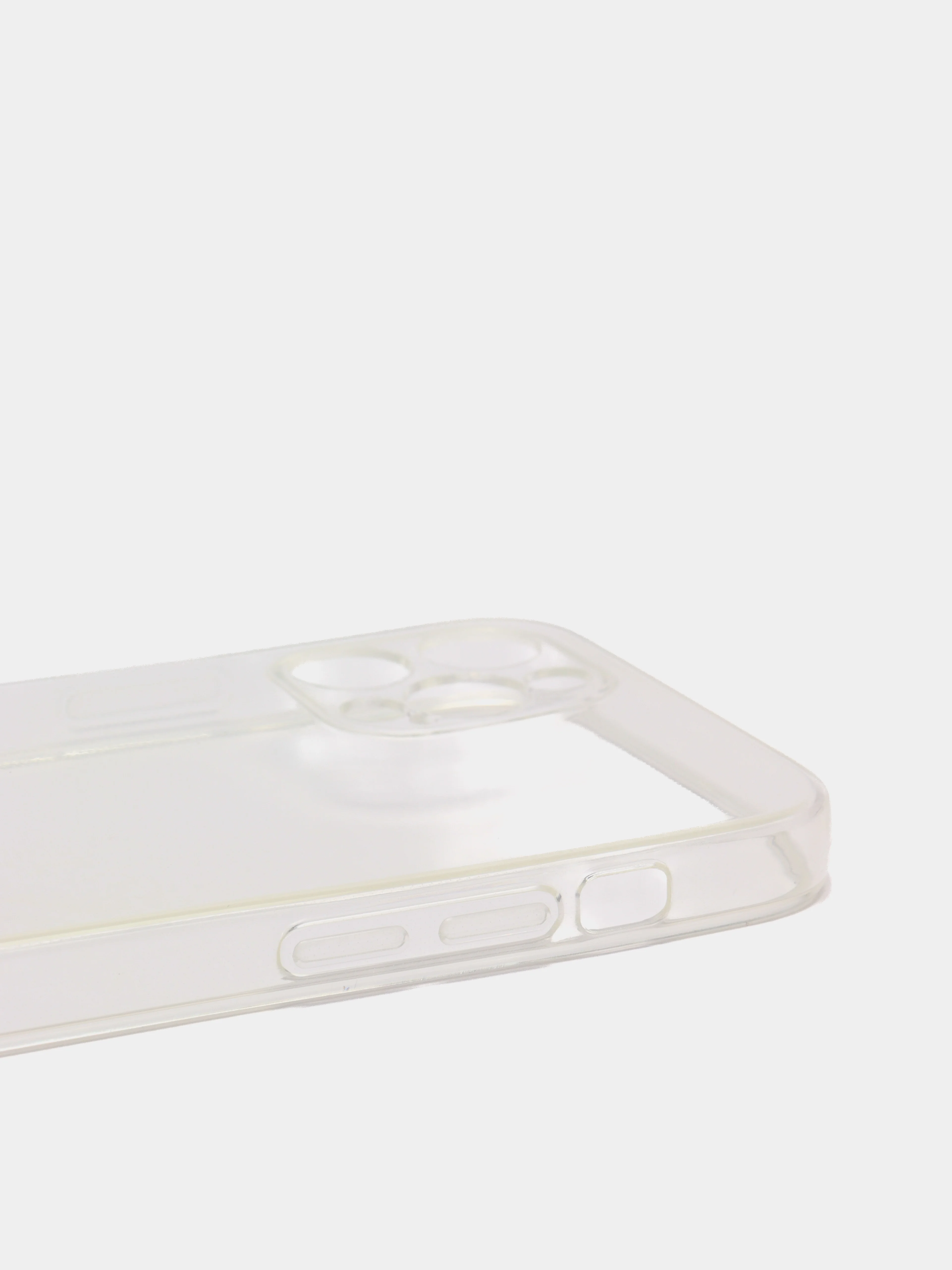 Плотный чехол iPhone 11, 12, 13, Pro, Max с защитой камеры силиконовый, прозрачный
