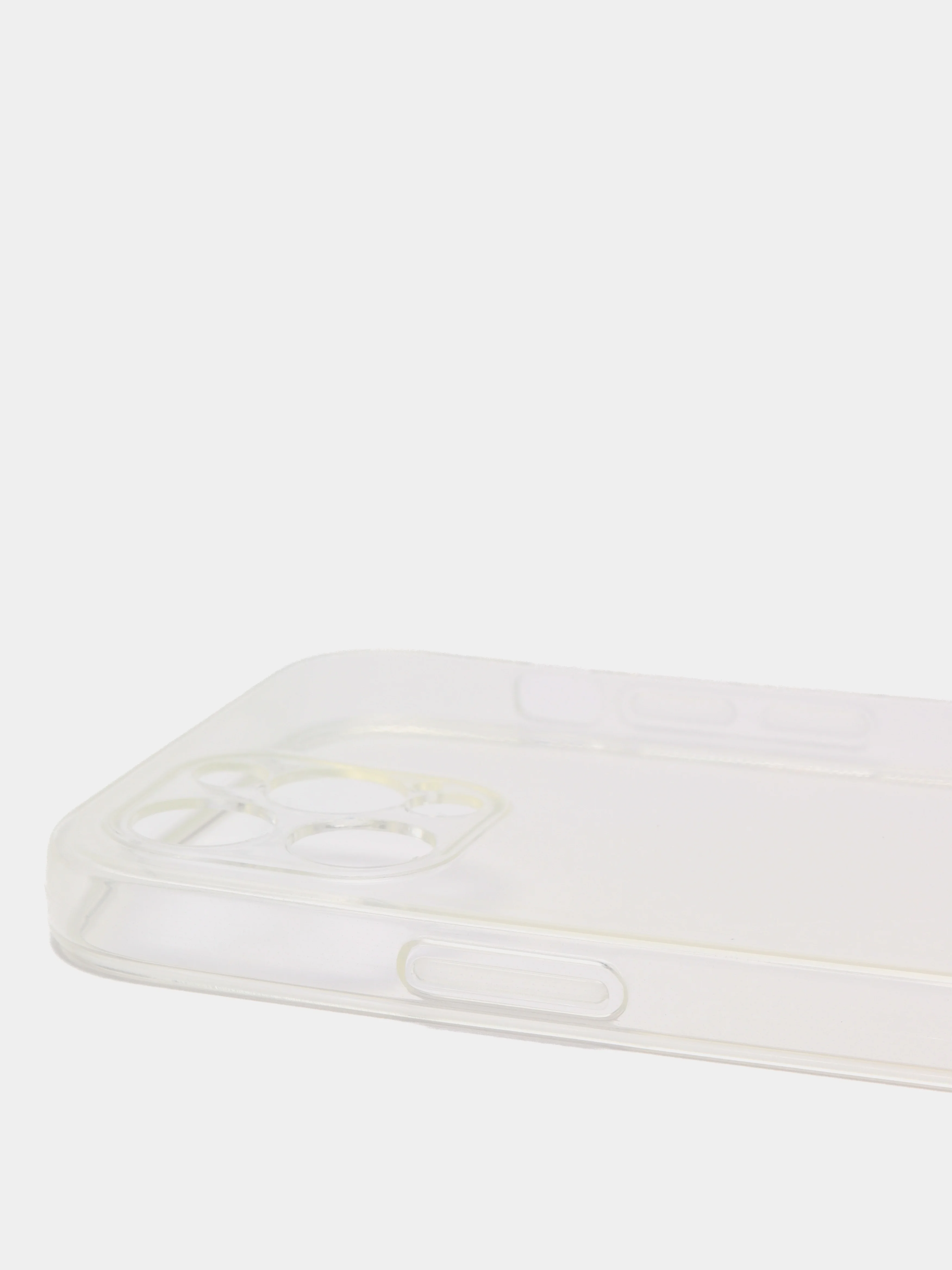Плотный чехол iPhone 11, 12, 13, Pro, Max с защитой камеры силиконовый, прозрачный